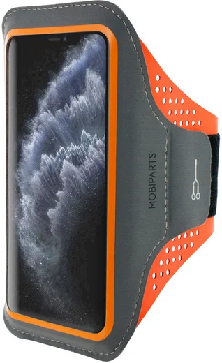 Mobiparts Comfort Fit Armband Apple iPhone 11 Pro Sporthoesje Oranje afbeelding 1