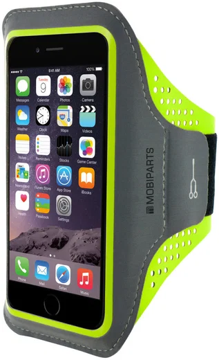 Mobiparts Comfort Fit Armband iPhone 8 / 7 / 6 Plus Sporthoesje Groen afbeelding 1
