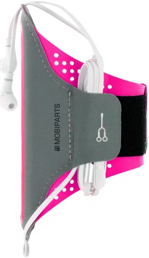 Mobiparts Comfort Fit Armband iPhone 8 / 7 / 6 Plus Sporthoesje Roze afbeelding 2