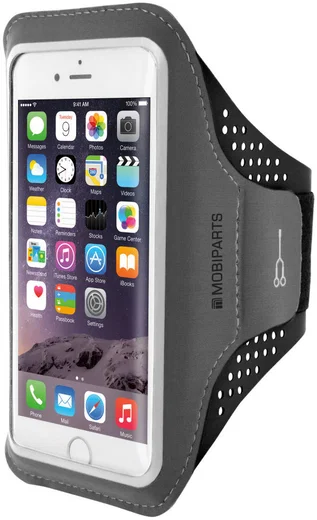 Mobiparts Comfort Fit Armband iPhone SE (2020) / 8 Sporthoesje Zwart afbeelding 1