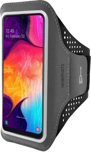 Mobiparts Comfort Fit Armband Samsung A50 / A30S Sporthoesje Zwart afbeelding 1