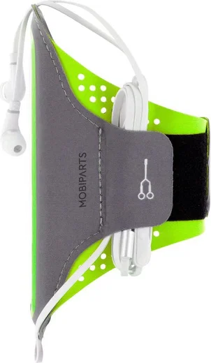 Mobiparts Comfort Fit Armband Samsung Galaxy A51 Sporthoesje Groen afbeelding 8
