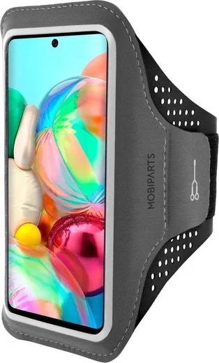 Mobiparts Comfort Fit Armband Samsung Galaxy A71 Sporthoesje Zwart afbeelding 1