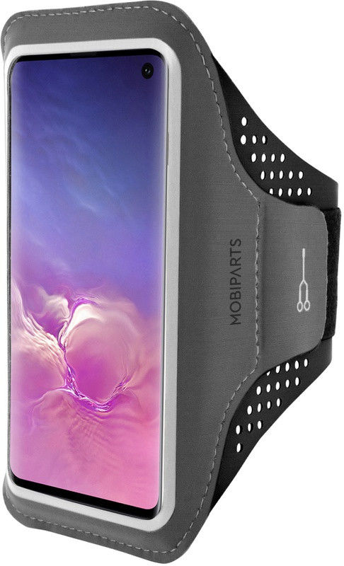 Mobiparts Comfort Fit Armband Samsung Galaxy S10 Sporthoesje Zwart afbeelding 1