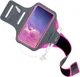 Mobiparts Comfort Fit Armband Samsung Galaxy S10 Sporthoesje Roze afbeelding 2