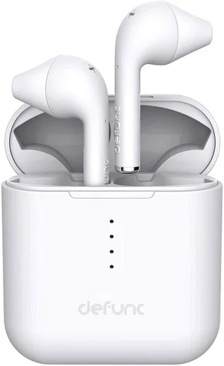 DeFunc TRUE GO Draadloze Oordopjes In-Ear Bluetooth Headset Wit afbeelding 2