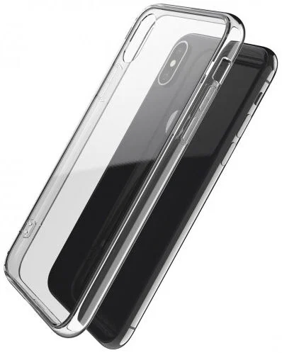 Raptic Glass Plus Apple iPhone XS / X Hoesje Transparant afbeelding 2