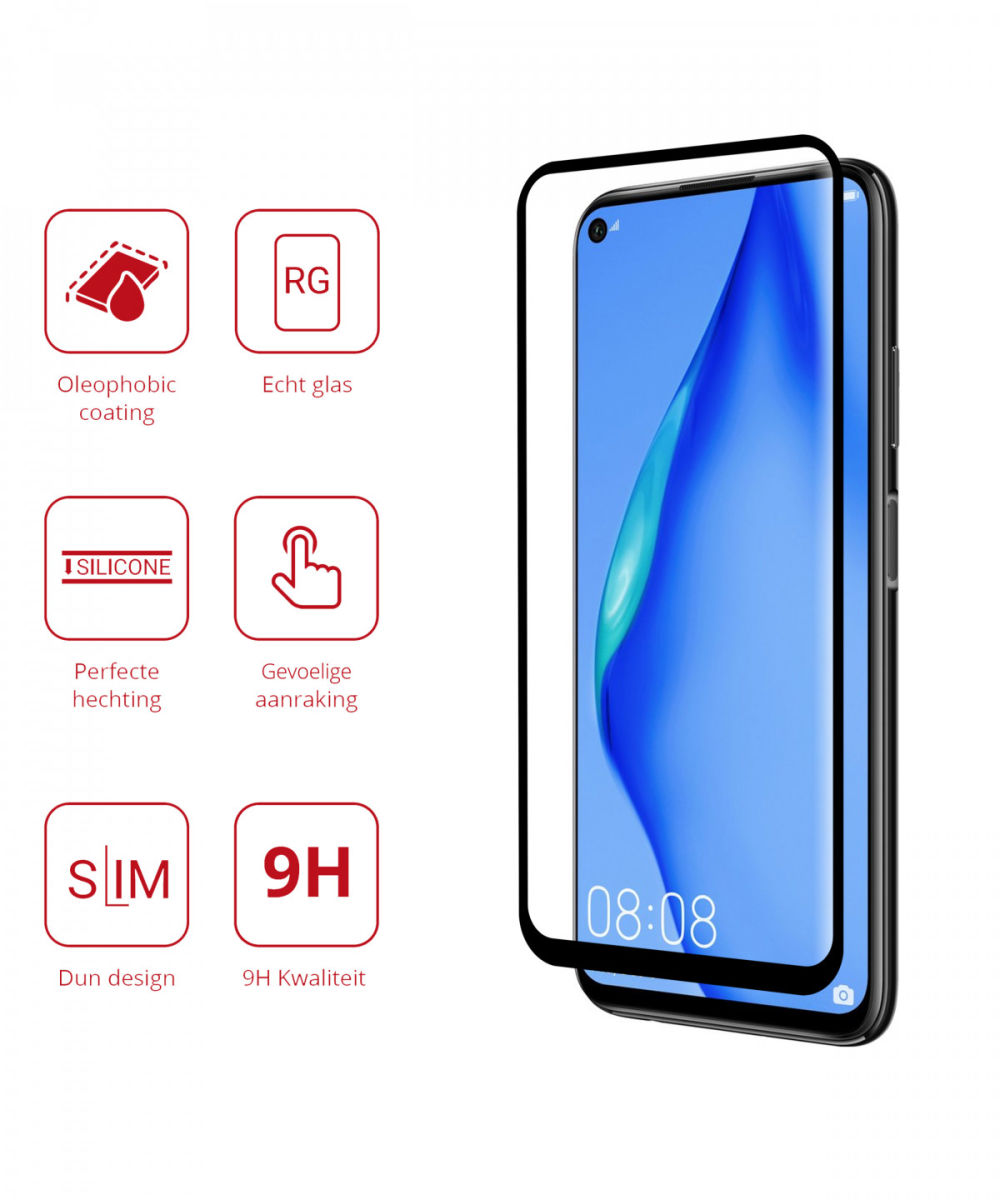 Rosso Huawei P40 Lite 9H Tempered Glass Screen Protector afbeelding 2