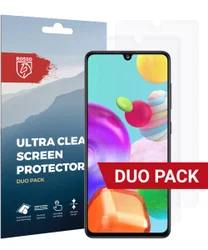 Rosso Samsung Galaxy A41 Ultra Clear Screen Protector Duo Pack afbeelding