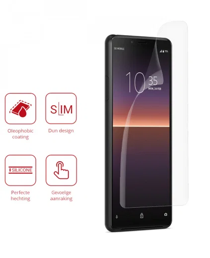 Rosso Sony Xperia 10 II Ultra Clear Screen Protector Duo Pack afbeelding 2