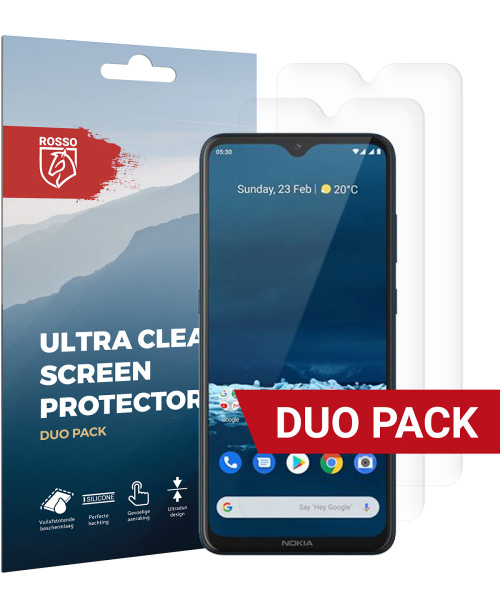 Rosso Nokia 5.3 Ultra Clear Screen Protector Duo Pack afbeelding 1