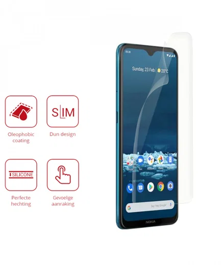 Rosso Nokia 5.3 Ultra Clear Screen Protector Duo Pack afbeelding 2