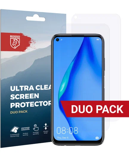 Rosso Huawei P40 Lite Ultra Clear Screen Protector Duo Pack afbeelding 1