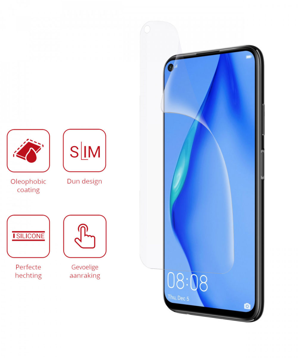 Rosso Huawei P40 Lite Ultra Clear Screen Protector Duo Pack afbeelding 2