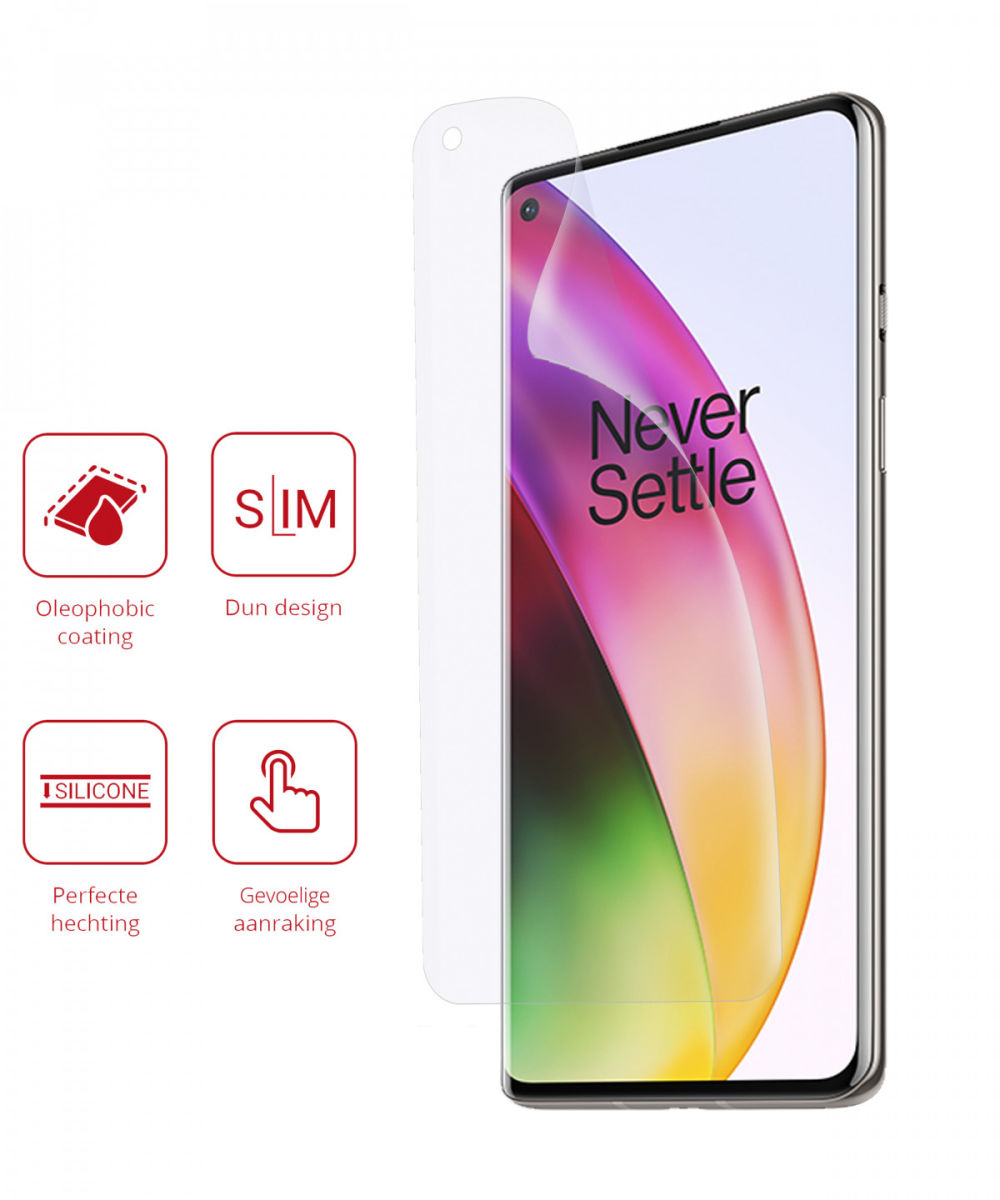 Rosso OnePlus 8 Ultra Clear Screen Protector 2-Pack afbeelding 2