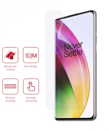 Rosso OnePlus 8 Ultra Clear Screen Protector 2-Pack afbeelding 2