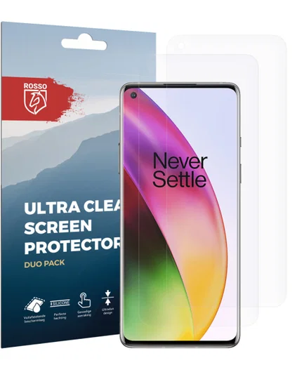 Rosso OnePlus 8 Ultra Clear Screen Protector 2-Pack afbeelding 10