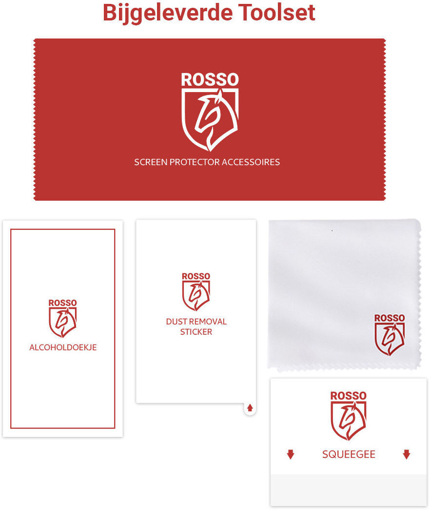 Rosso OnePlus 8 Pro Ultra Clear Screen Protector 2-Pack afbeelding 5