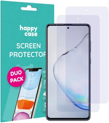 HappyCase Samsung Galaxy Note 10 Lite Screen Protector Duo Pack afbeelding 1