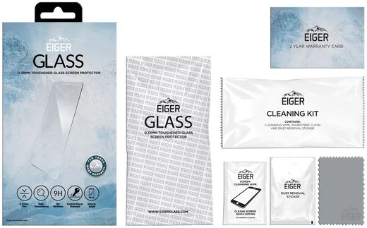 Eiger Huawei P40 Tempered Glass Case Friendly Screen Protector Gebogen afbeelding 2