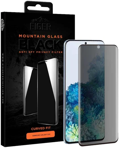 Eiger Samsung Galaxy S20 Privacy Glass Case Friendly Screen Protector afbeelding 1