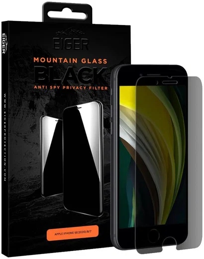 Eiger iPhone 7/8/SE 2020 / 2022 Privacy Glass Screen Protector afbeelding 1