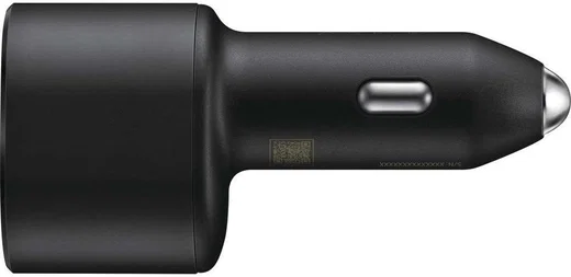 Originele Samsung Super Fast Charge USB-A / USB-C Autolader Zwart afbeelding 4