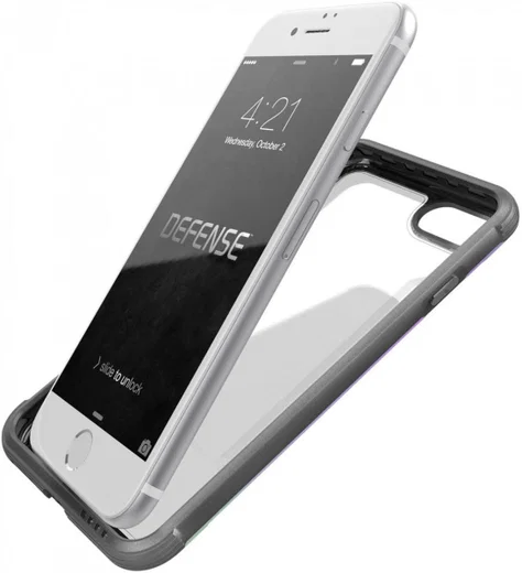 Raptic Shield iPhone SE (2020) / 8 / 7 Case Militair Getest Iridescent afbeelding 6