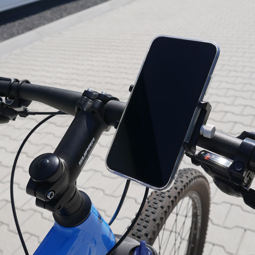 GUB G85 Stevige Telefoonhouder voor de Fiets / Racefiets Zwart afbeelding 5