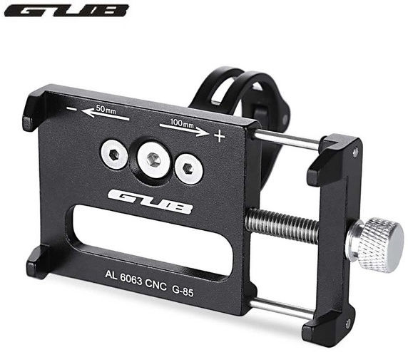 GUB G85 Stevige Telefoonhouder voor de Fiets / Racefiets Zwart afbeelding 11