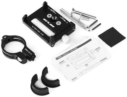 GUB G85 Stevige Telefoonhouder voor de Fiets / Racefiets Zwart afbeelding 14