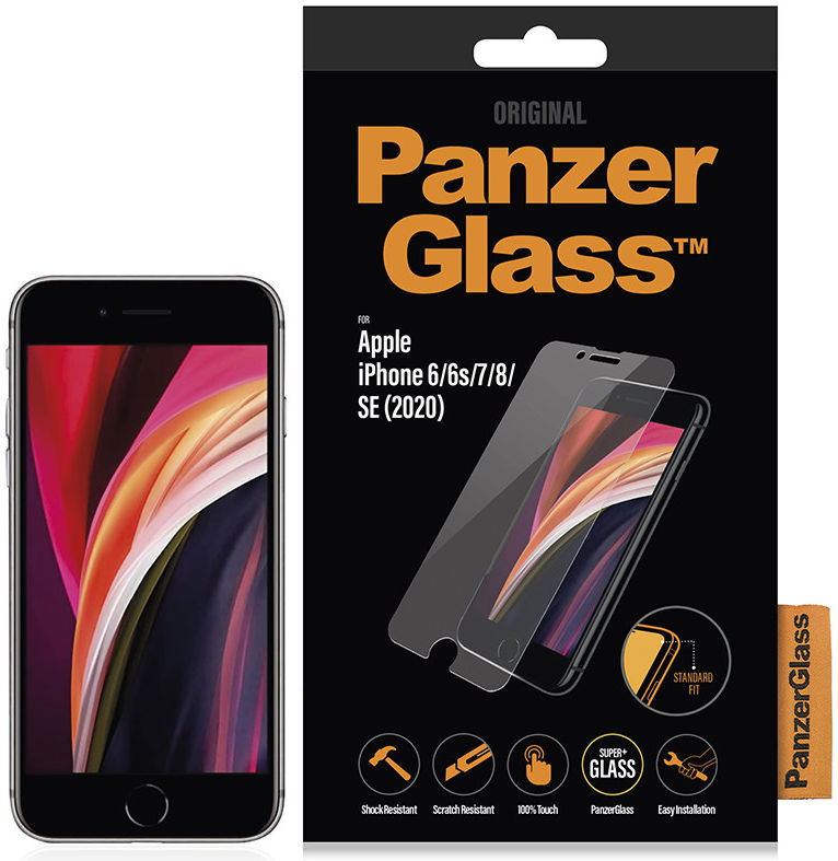 PanzerGlass Tempered Glass Apple iPhone SE / 8 / 7 Screen Protector afbeelding 4