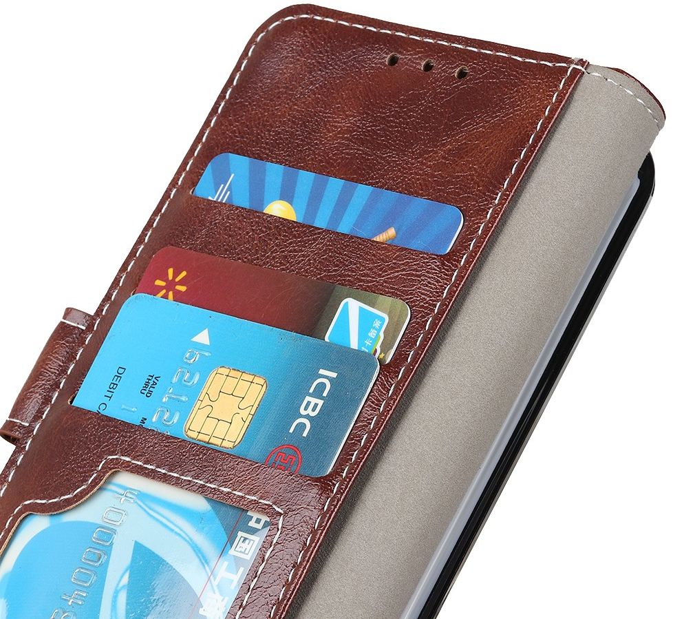 Samsung Galaxy M21 Hoesje Portemonnee Retro Bruin afbeelding 8