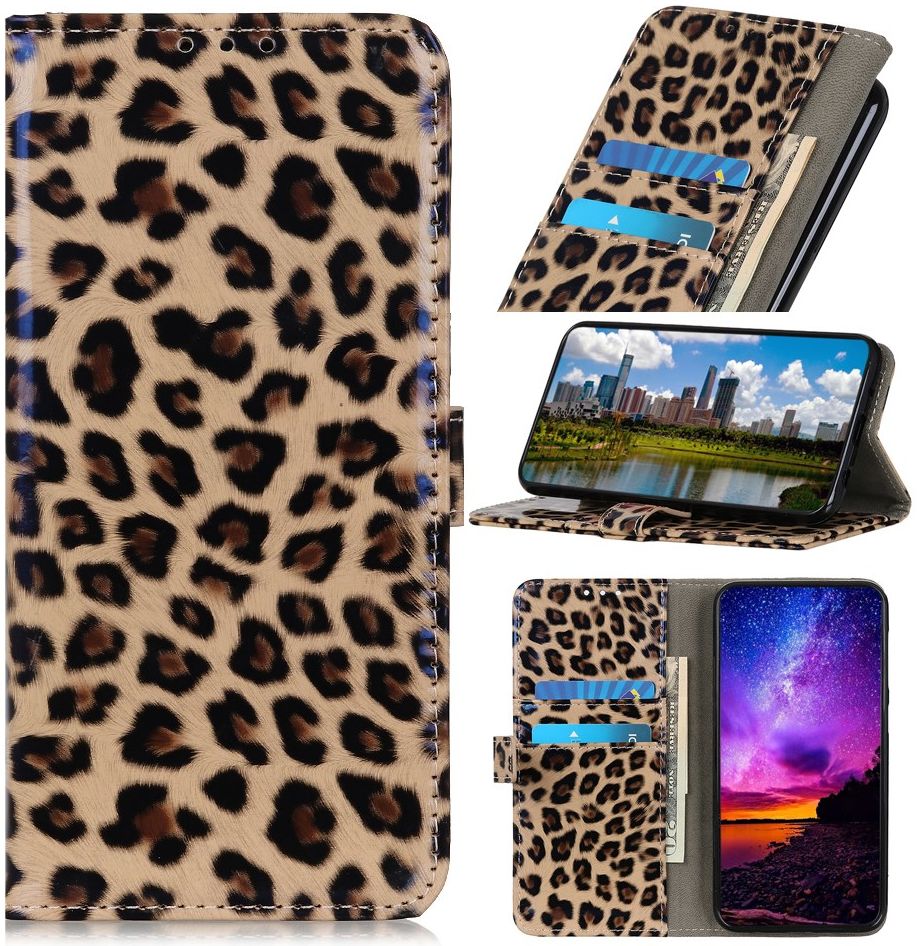 Samsung Galaxy M21 Hoesje Portemonnee met Luipaard Print afbeelding 3
