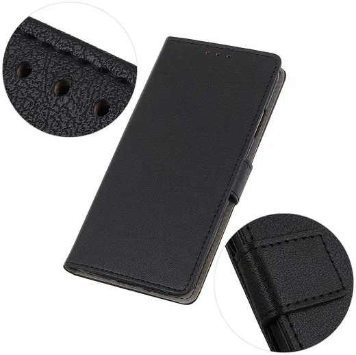 Samsung Galaxy M21 Hoesje Portemonnee Stijlvol met Standaard Zwart afbeelding 4
