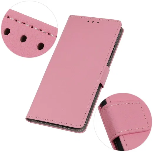 Samsung Galaxy M21 Hoesje Portemonnee Stijlvol met Standaard Roze afbeelding 8