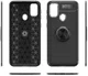 Samsung Galaxy M21 Hoesje met Ring Kickstand Zwart afbeelding 4