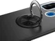 Samsung Galaxy M21 Hoesje met Ring Kickstand Zwart afbeelding 8