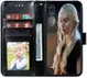 Samsung Galaxy M21 Hoesje Portemonnee met Mandala Print Zwart afbeelding 2