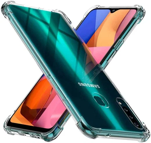 Samsung Galaxy M21 Schokbestendig TPU Hoesje Transparant afbeelding 3
