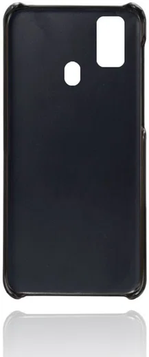 Samsung Galaxy M21 Hoesje met Kunstlederen Coating Zwart afbeelding 4