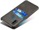 Samsung Galaxy M21 Hoesje met Kunstlederen Coating Zwart afbeelding 5