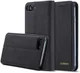 iPhone SE (2020/2022)/8/7 Hoesje Portemonnee Book Case Kunstleer Zwart afbeelding 4