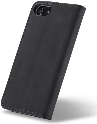 iPhone SE (2020/2022)/8/7 Hoesje Portemonnee Book Case Kunstleer Zwart afbeelding 12