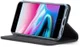 iPhone SE (2020/2022)/8/7 Hoesje Portemonnee Book Case Kunstleer Zwart afbeelding 2