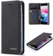 iPhone SE (2020/2022)/8/7 Hoesje Portemonnee Book Case Kunstleer Zwart afbeelding 8