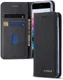 iPhone SE (2020/2022)/8/7 Hoesje Portemonnee Book Case Kunstleer Zwart afbeelding 1