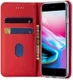 iPhone SE (2020/2022)/8/7 Hoesje Portemonnee Book Case Kunstleer Rood afbeelding 13