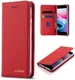 iPhone SE (2020/2022)/8/7 Hoesje Portemonnee Book Case Kunstleer Rood afbeelding 8