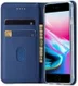 iPhone SE (2020/2022)/8/7 Hoesje Portemonnee Book Case Kunstleer Blauw afbeelding 15